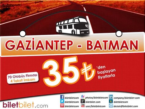 rize batman otobüs bileti